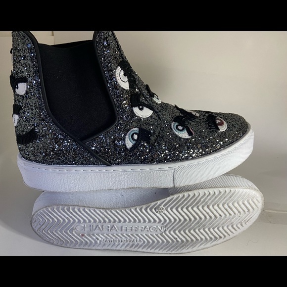 COPY - CHIARA FERRAGNI POPPY HIGH SLIP-ON - Picture 7 of 11